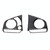 2 in 1 Carbon Fiber Steering Wheel Button Trim Interior DIY Sticker for Honda Civic 10th Gen(Deluxe)
