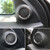 2 PCS Car Front Horn Carbon Fiber Decorative Sticker for Jeep Grand Cherokee