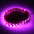 5 PCS Flow Style 45 LED 3528 SMD Waterproof Flexible Car Strip Light for Car Decoration, DC 12V, Length: 90cm(Pink Light)
