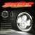 7 inch H4 / H13 DC 9V-30V 3000LM 6000K 30W IP67 4LED Lamp Beads Car Round Shape LED Headlight Lamps for Jeep Wrangler / Harley, with Angel Eye