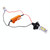 2 PCS 1156/BA15S/BAU15S 10W 1000 LM 6000K White + Yellow Light DRL&Turn Light with 42 SMD-2835-LED LampDC 12-24V