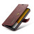 For Samsung Galaxy A73 5G DG.MING Crazy Horse Texture Detachable Magnetic Leather Phone Case(Red)
