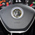 Car Aluminum Steering Wheel Decoration Ring For Cadillac(Silver)