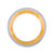 Car Aluminum Steering Wheel Decoration Ring For Cadillac(Silver)