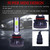 2 PCS 9005 DC9-36V / 36W / 8000K / 6000LM IP68 Car / Motorcycle Mini COB LED Headlight Lamps / Fog Light(Ice Blue Light)