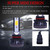 2 PCS H4 DC9-36V / 36W / 3000K / 6000LM IP68 Car / Motorcycle Mini COB LED Headlight Lamps / Fog Light(Gold Light)