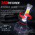 2 PCS H4 DC9-36V / 36W / 3000K / 6000LM IP68 Car / Motorcycle Mini COB LED Headlight Lamps / Fog Light(Gold Light)