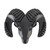 Bull Pattern Car Metal Body Decorative Sticker, Size : S (Black)
