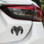 Bull Pattern Car Metal Body Decorative Sticker, Size : S (Black)