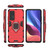 For Xiaomi 12 PC + TPU Shockproof Protective Phone Case with Magnetic Ring Holder(Red)