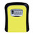 Password Lock Metal Storage Box Door Security Box Wall Cabinet Key Safety Box(Yellow)