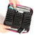 KB196 Top-grain Leather Large Capacity Multi-function 36-Bit Anti-magnetic RFID Organ Card Package Wallet(Pink)