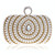 Women Fashion Banquet Party Pearl Handbag(Gold)