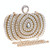 Women Fashion Banquet Party Pearl Handbag(Gold)