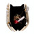 Women Fashion Banquet Party Pearl Handbag(Gold)