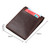 9037 Antimagnetic RFID Crazy Horse Texture Leather Wallet Billfold for Men and Women(Coffee)