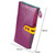 3572 Litchi Texture Leather Zipper Lady Wallet Large-capacity Purse(Purple)