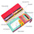 3572 Litchi Texture Leather Zipper Lady Wallet Large-capacity Purse(Purple)