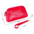 2026 Multifunctional Litchi Texture Women Large Capacity Hand Wallet Shell bag with Card Slots(Rose Red)