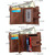 Genuine Cowhide Leather Crazy Horse Texture Zipper 3-folding Card Holder Wallet RFID Blocking Coin Purse Card Bag Protect Case for Men, Size: 12*9.5*3.5cm(Taupe) Genuine Cowhide Leather Crazy Horse Texture Zipper 3-folding Card Holder Wallet RFID Blocking Coin Purse Card Bag Protect Case for Men, Size: 12*9.5*3.5cm(Taupe)