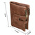 Genuine Cowhide Leather Crazy Horse Texture Zipper 3-folding Card Holder Wallet RFID Blocking Coin Purse Card Bag Protect Case for Men, Size: 12*9.5*3.5cm(Taupe) Genuine Cowhide Leather Crazy Horse Texture Zipper 3-folding Card Holder Wallet RFID Blocking Coin Purse Card Bag Protect Case for Men, Size: 12*9.5*3.5cm(Taupe)