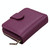 KB132 Female Style Full Grain Cow Leather Multifunctional RFID Wallet/ Card Bag/ Driving License Package(Purple)