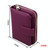 KB132 Female Style Full Grain Cow Leather Multifunctional RFID Wallet/ Card Bag/ Driving License Package(Purple)