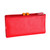 3572 Litchi Texture Leather Zipper Lady Wallet Large-capacity Purse(Red)