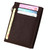 Cowhide Leather Solid Color Zipper Card Holder Wallet RFID Blocking Card Bag Protect Case Coin Purse, Size: 11*8*1.5cm(Black)