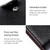 KB188 Horizontal Cowhide Leather Organ Shape Multiple Card Slots Anti-magnetic RFID Wallet for Ladies, with Transparent Window(Purple)