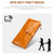 TP-189 Oilskin Leather Multi-functional Zipper RFID Leather Wallet(Red)