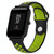 Double Colour Silicone Sport Watch Band for Huawei Watch Series 1 18mm(Black+green)