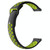 Double Colour Silicone Sport Watch Band for Huawei Watch Series 1 18mm(Black+green)