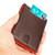 9606 Cowhide Leather Anti-magnetic RFID Multiple Card Slots Wallet for Men, with Zipper Bag(Black)