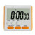 Kitchen Timer 24 Hours Digital Alarm Clock LCD Screen Magnetic Backing for Cooking Baking(Orange)