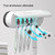 Toothbrush Dryer Bathroom Wall-mounted Toothbrush Holder, Plug-in Powered with US Plug