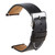 First Layer Retro Cowhide Frosted Leather Quick Release Universal Watch Band, Size 16mm(Black)