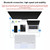 250C 10 inch Universal Tablet Round Keycap Wireless Bluetooth Keyboard with Touch Panel (Dark Green)