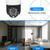 QX27 1080P WiFi High-definition Surveillance Camera Outdoor Dome Camera, Support Night Vision & Two-way Voice & Motion Detection(EU Plug)