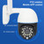 QX27 1080P WiFi High-definition Surveillance Camera Outdoor Dome Camera, Support Night Vision & Two-way Voice & Motion Detection(EU Plug)