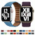 For Apple Watch Series 9&8&7 41mm / SE 3&SE 2&6&SE&5&4 40mm / 3&2&1 38mm Leather Watch Band (Peacock Green)