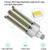 E27 2835 LED Corn Lamp High Power Industrial Energy-Saving Light Bulb, Power: 25W 6000K (Cold White)