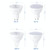 LED Light Cup 2835 Patch Energy-Saving Bulb Plastic Clad Aluminum Light Cup, Power: 5W 6Beads(GU10 Transparent Cover (Warm Light)) LED Light Cup 2835 Patch Energy-Saving Bulb Plastic Clad Aluminum Light Cup, Power: 5W 6Beads(GU10 Transparent Cover (Warm Light))