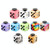 3 PCS Cube Decompression Toys For Adults & Children Unlimited Dice Vent Toys, Colour: Blue