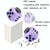 3 PCS Cube Decompression Toys For Adults & Children Unlimited Dice Vent Toys, Colour: Blue