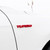 8 PCS Car Alloy Modified Turbocharged TURBO Metal Car Sticker Sports Body Sticker Car Tail Label Side Decoration Sticker, Model: Large 12 X 1.4cm(Red)