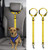 4 PCS Pet Car Safety Rope Ring Dog Car Seat Belt Rear Seat Traction Rope(Orange)