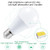 10W Smart Remote Control RGB Bulb Light 16 Color Lamp(White)