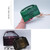 Ladies Snake Texture Print Clutch Bag Long Crossbody Bag With Chain(13# Two-color Green)