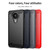 For Nokia 1.4 MOFI Gentleness Series Brushed Texture Carbon Fiber Soft TPU Case(Red)